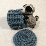 Miniature Crochet Handmade Raccoon Stuffed Animal