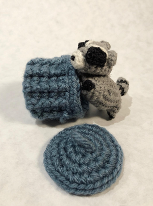 Miniature Crochet Handmade Raccoon Stuffed Animal