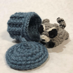 Miniature Crochet Handmade Raccoon Stuffed Animal