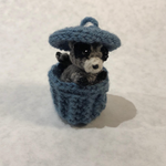 Miniature Crochet Handmade Raccoon Stuffed Animal