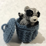 Miniature Crochet Handmade Raccoon Stuffed Animal