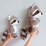 Cute Adorable Raccoon Plush Toy Super Soft Stuffed Animal Plushie