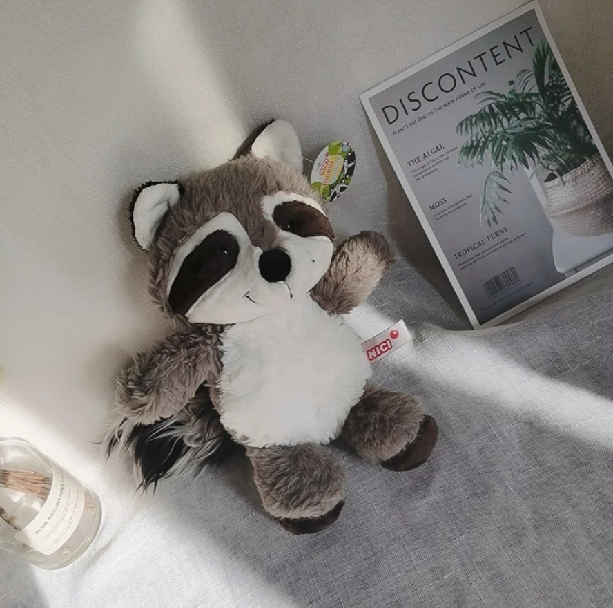 Raccoon Plushie: Kawaii Raccoon Stuffed Animal Kawaii Plush Toy